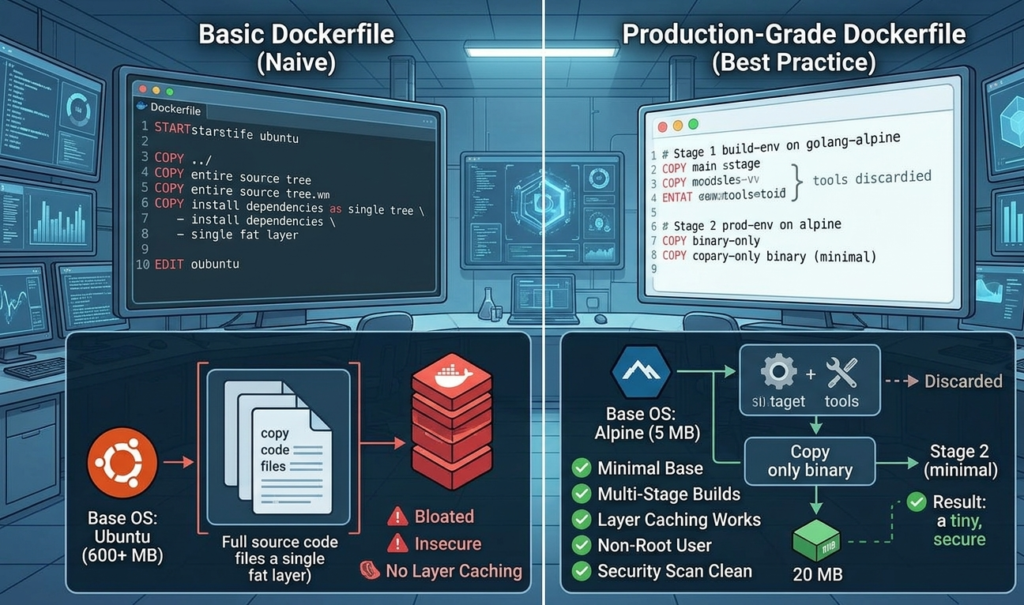 Proper way to write a Dockerfile